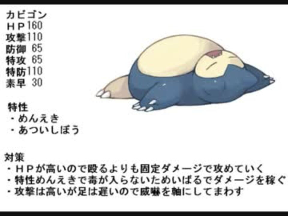 1000以上 カビゴン 特性 ポケモンの壁紙