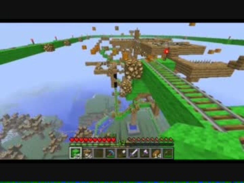 適当にminecraft ちょっと変わった建物建築１３ ゆっくり ニコニコ動画