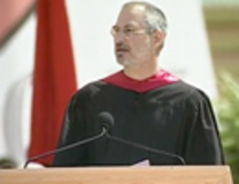 スティーブ ジョブズ スタンフォード大学 伝説のスピーチ Steve Jobs ニコニコ動画