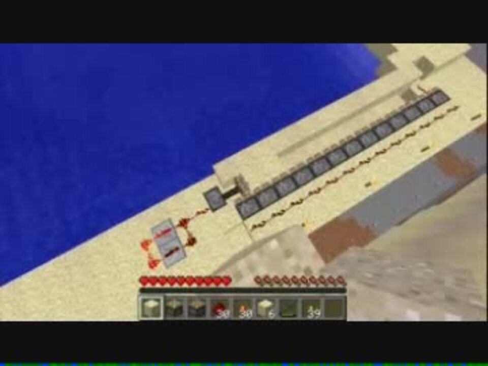 Minecraft 半自動埋め立て機を簡単にしてみた ニコニコ動画