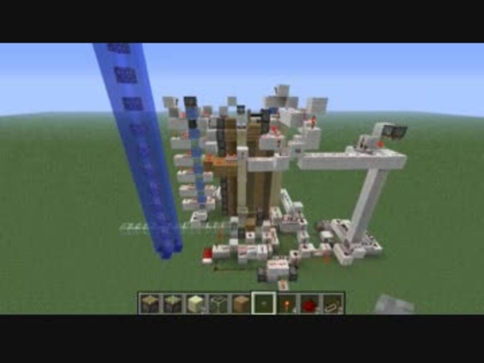 Minecraft 砂ブロック式ピストンエレベーター ゆっくり解説 ニコニコ動画