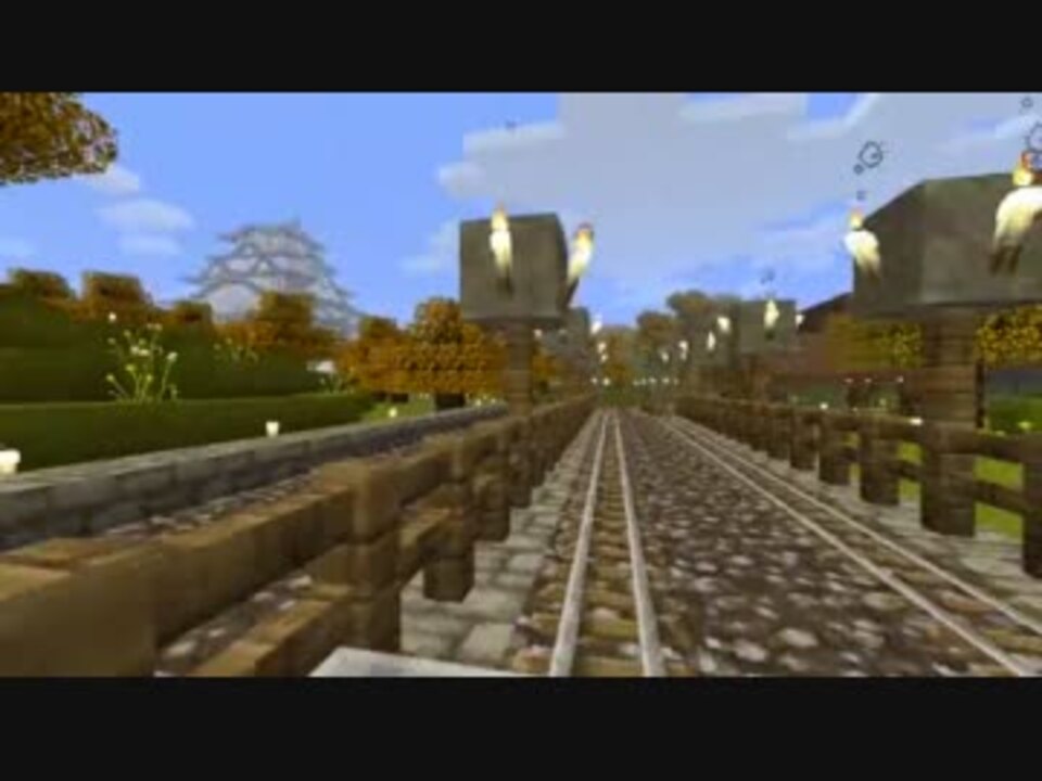 Minecraft 環状線トロッコが出来たので晒してみるお 車窓動画 ニコニコ動画