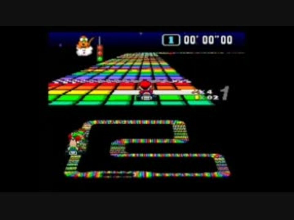 Sfc 3ds 旧 歴代のレインボーロードを集めてみた 改良版 ニコニコ動画