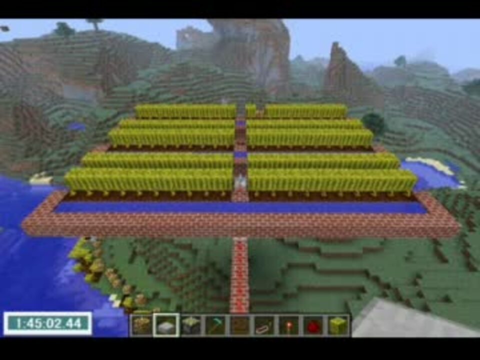 Minecraft スイカ めろん が100個育ちきるまでの時間調査 バージョン1 1 ニコニコ動画