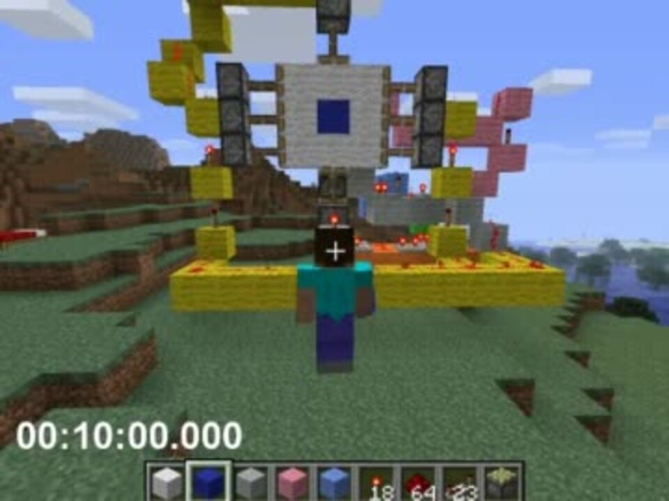 Minecraft わずか１０分で ３ｘ３ピストンドア が作れる動画 1 14 ニコニコ動画