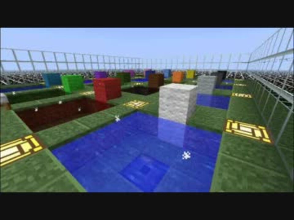 Minecraft 温泉全色調べてみた 竹modｖ2 0 ニコニコ動画