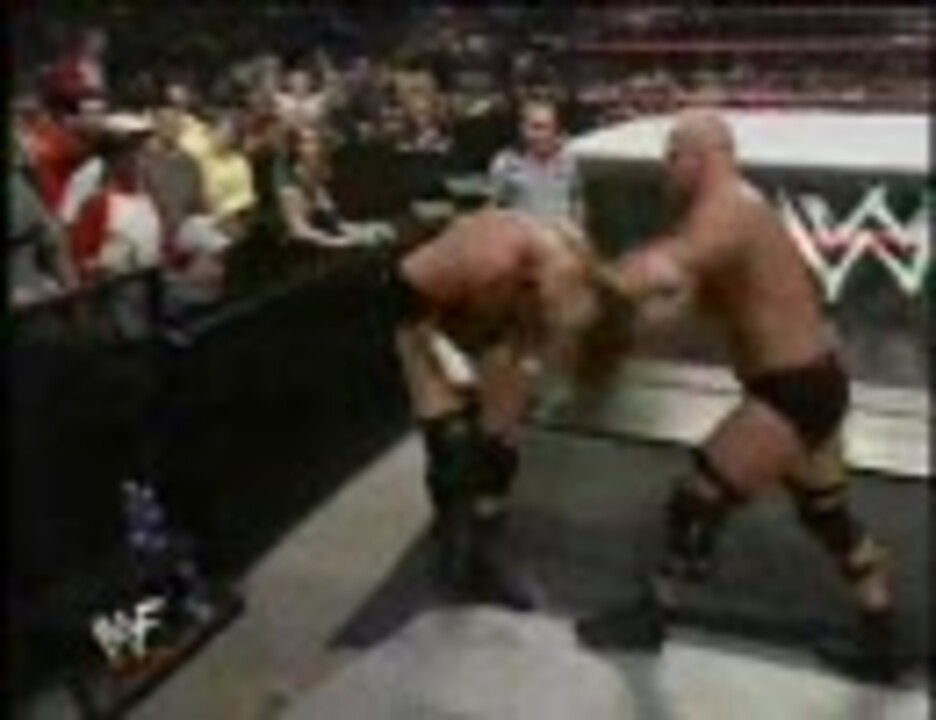WWF No Way Out2001 変則三本勝負 SCSA VS HHH ~part2~ - ニコニコ動画