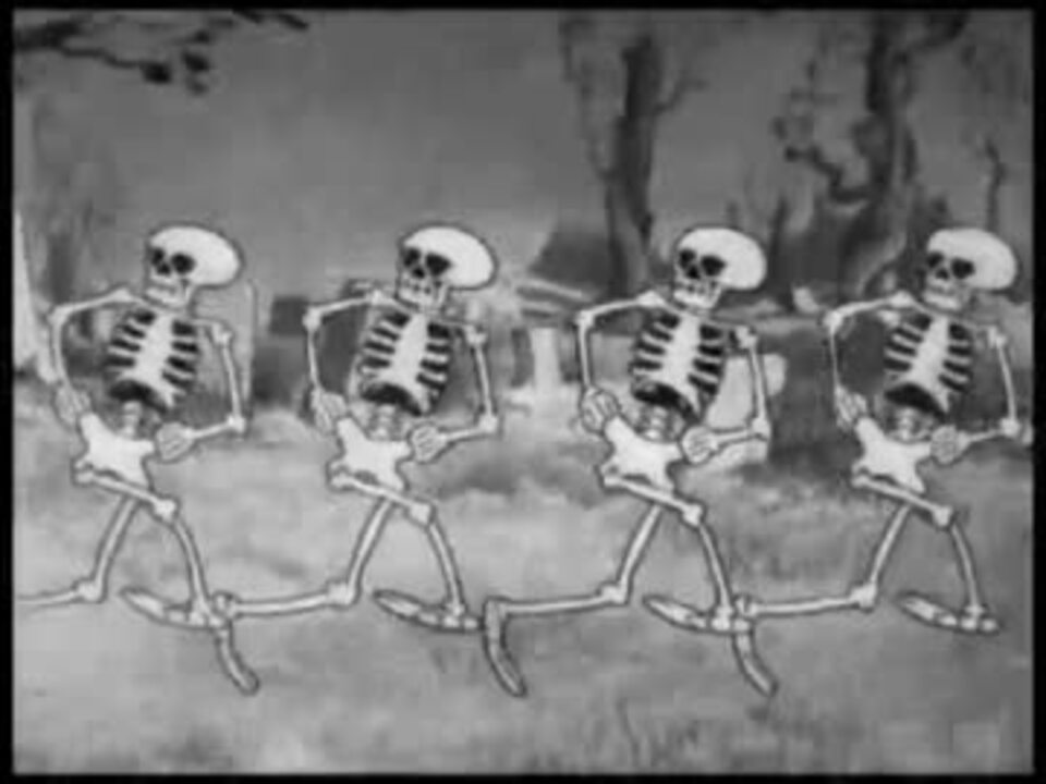 ディズニー 骸骨の踊りでｳｯｰｳｯｰｳﾏｳﾏ ﾟ ﾟ Silly Symphony ニコニコ動画