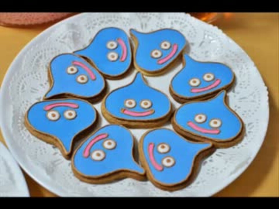世界に1つだけスライムクッキーを型から自作してみた アイシング ニコニコ動画