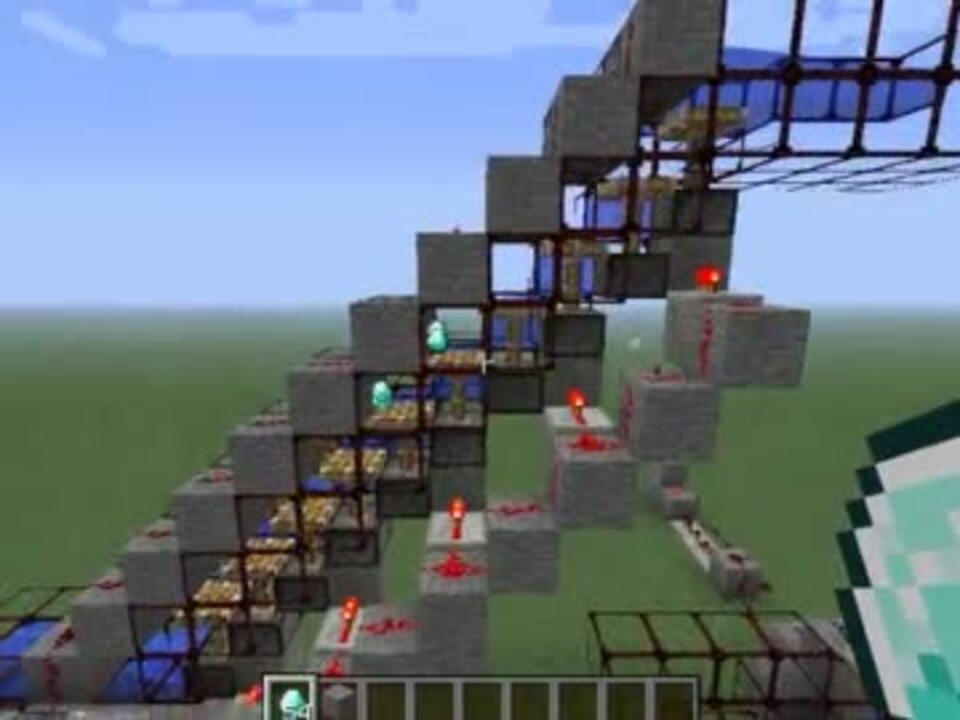 Minecraft 高速アイテムエスカレーター ニコニコ動画