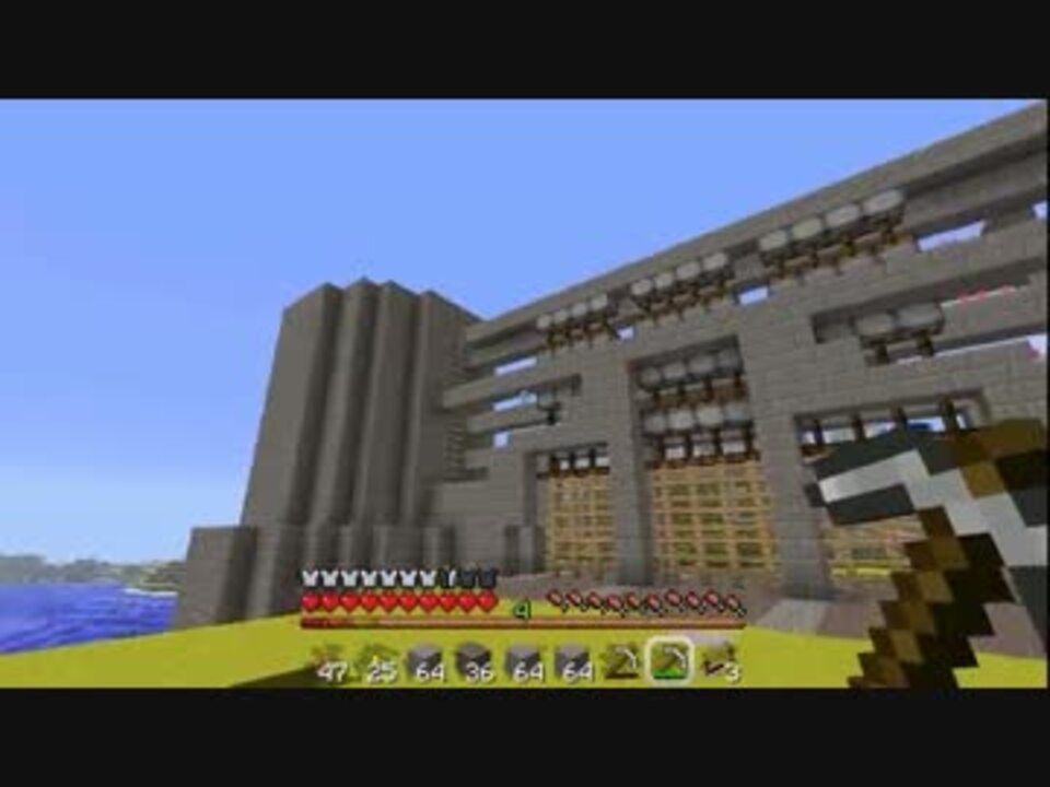 Minecraft 休日の王城建築 Part2 字幕プレイ ニコニコ動画