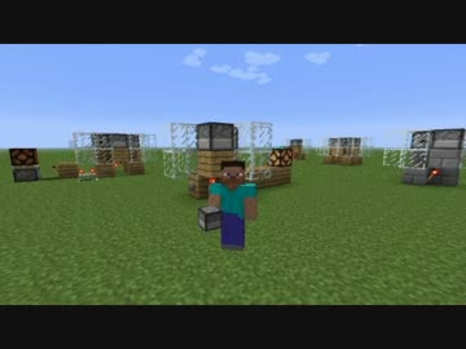 Minecraft 小型5分クロック回路の製作 ニコニコ動画