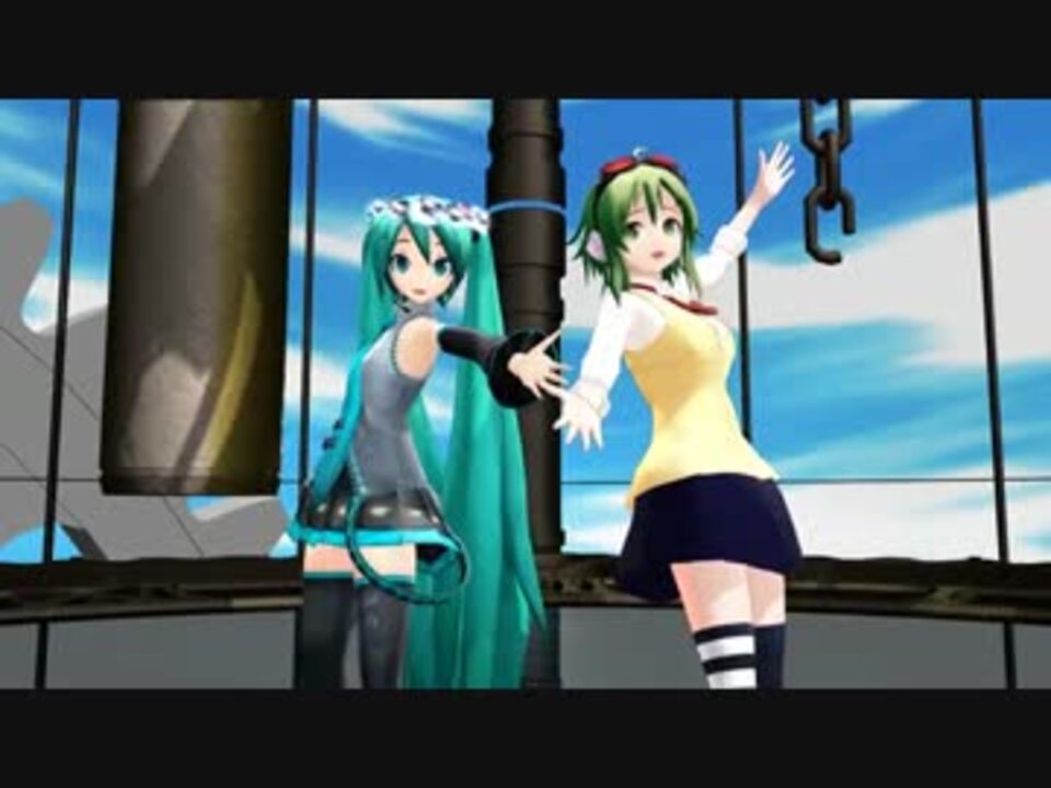 Mmd ミクさんとgumiさん ホップ ステップでタップダンス ニコニコ動画