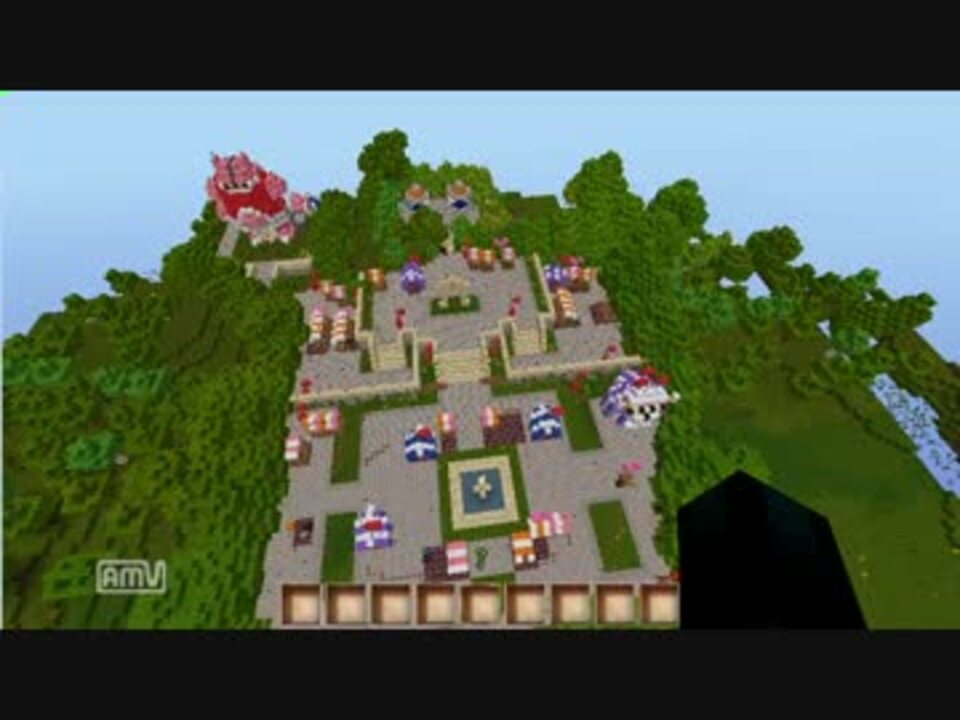 Minecraft クロノトリガーのリーネ広場作ってみた 再現 ニコニコ動画