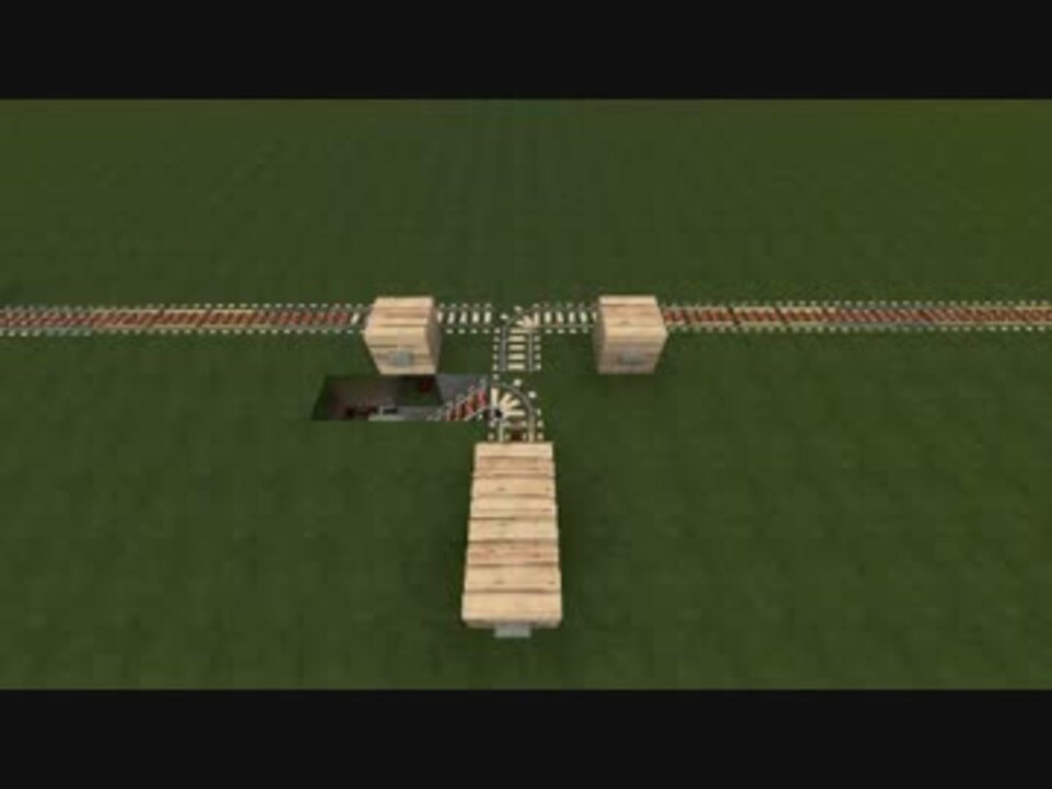 Minecraft 機構部分を隠せる単線途中駅 マインクラフト ニコニコ動画