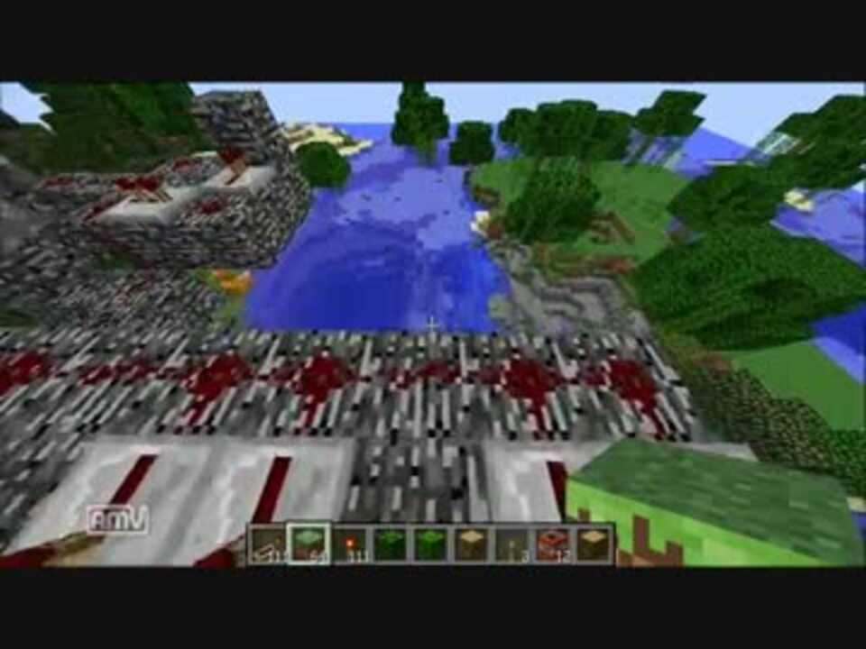 Minecraft 1 2対応 圧縮型中距離拡散tntキャノン 説明 ニコニコ動画