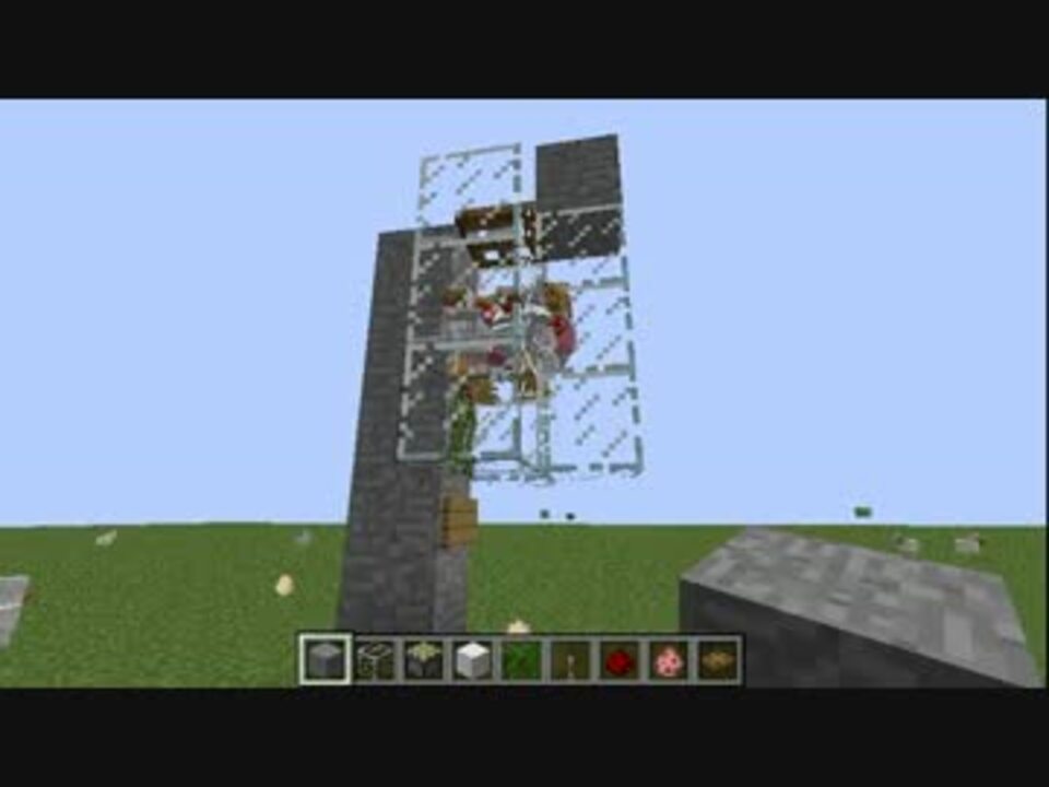 マインクラフト 水を使わない鶏の卵回収施設 Minecraft V1 2 3 ニコニコ動画