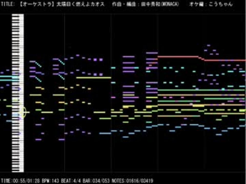 オーケストラ風 太陽曰く燃えよカオス By こうちゃん 音楽 動画