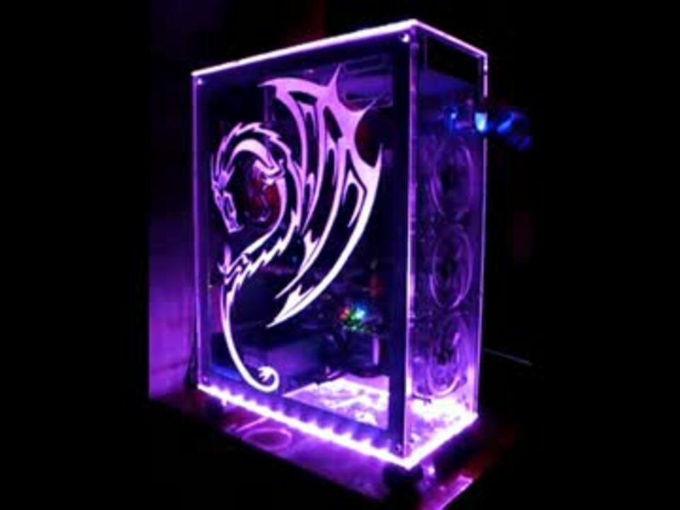 Modding Custom case RGB Led light - ニコニコ動画