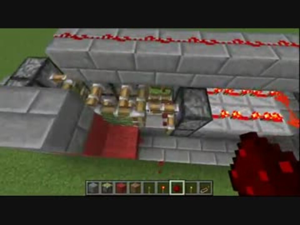 Minecraft 隠し扉の作り方 ニコニコ動画