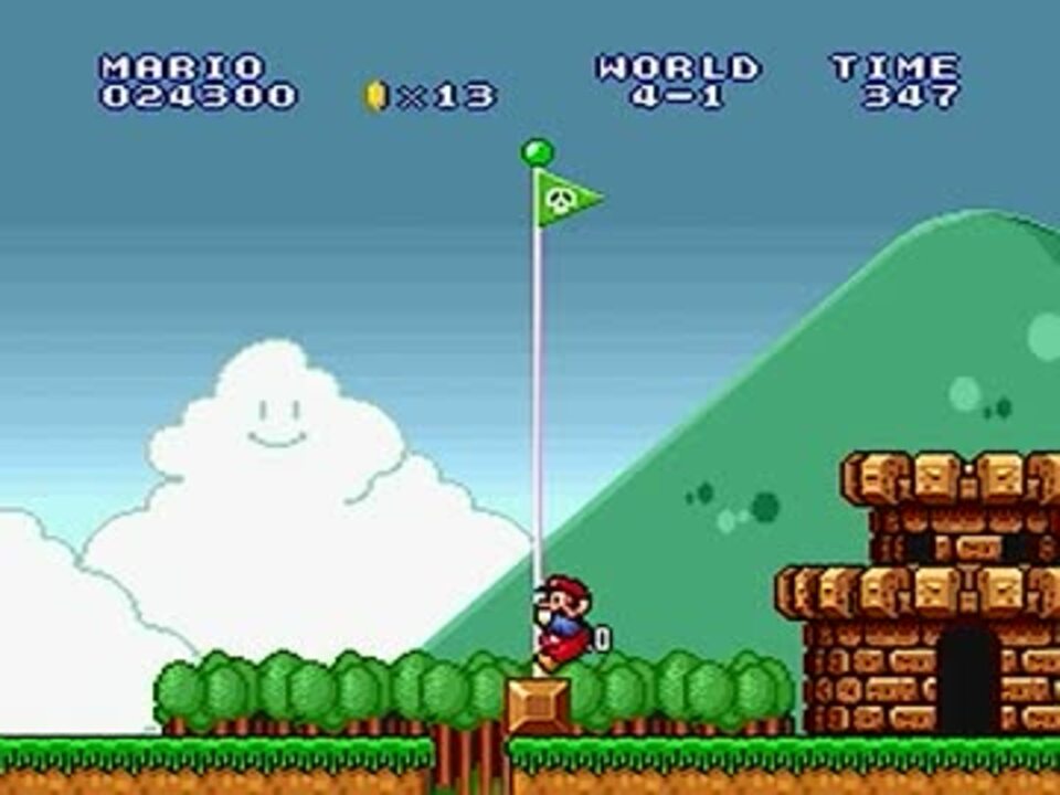 Tas スーパーマリオブラザーズ2 Sfc版 ワープ使用 13 40 ニコニコ動画