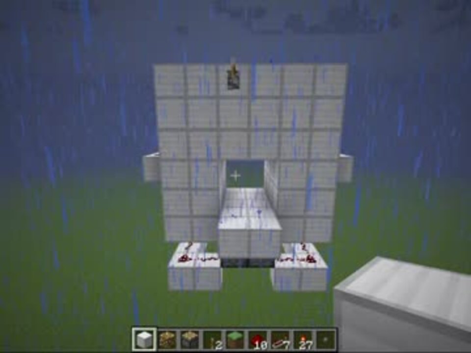 Minecraft ピストンが隠れる隠し扉 ニコニコ動画