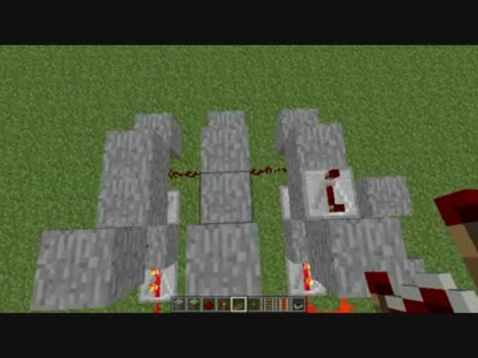 Minecraft Rsリピータによる路線切り替え回路 改良版 ニコニコ動画