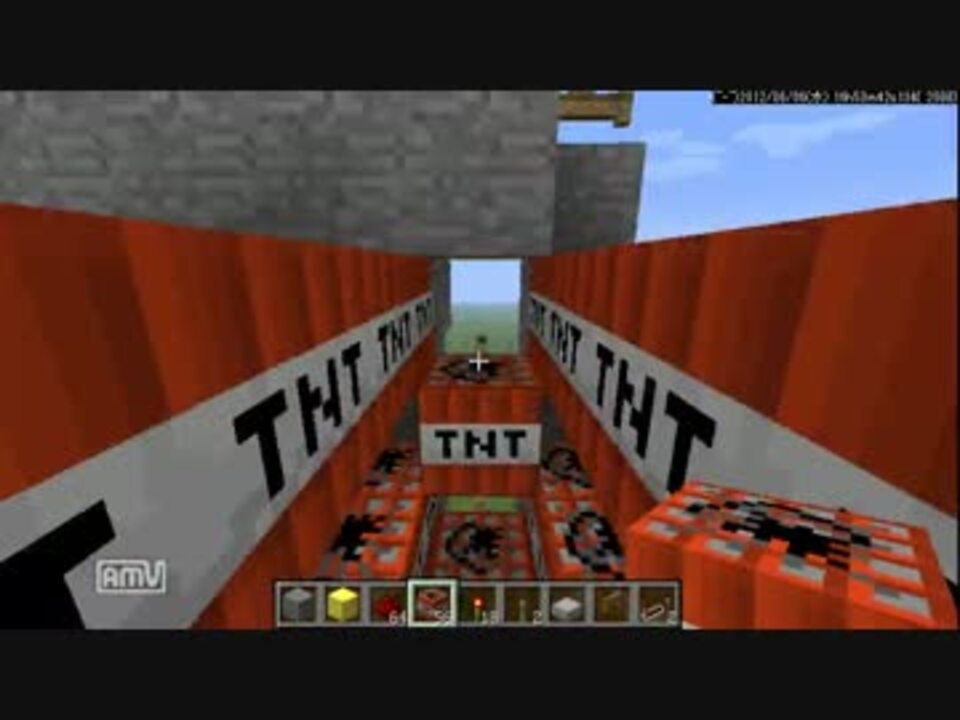 Minecraft Tnt砲初心者が作ったロマン砲 ニコニコ動画