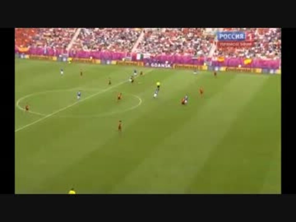 Euro12 スペイン代表vsイタリア代表 グループリーグ ニコニコ動画