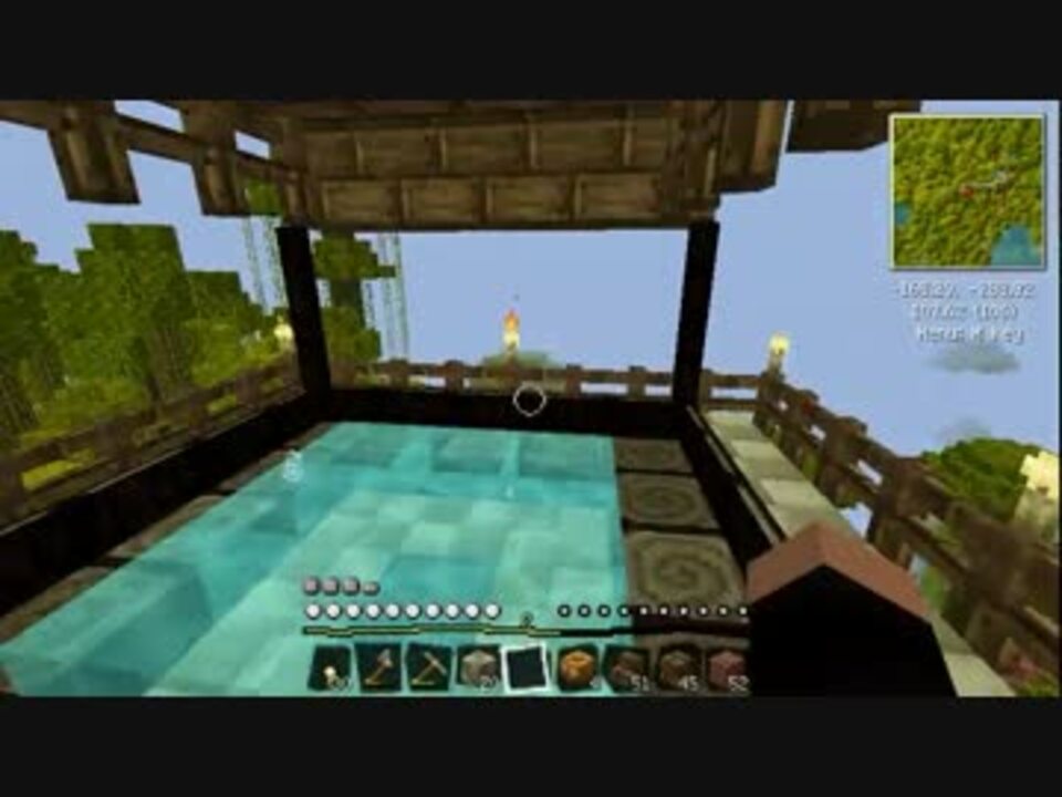 Minecraft 色んなバイオームに温泉作るよ Part7 ゆっくり実況 ニコニコ動画