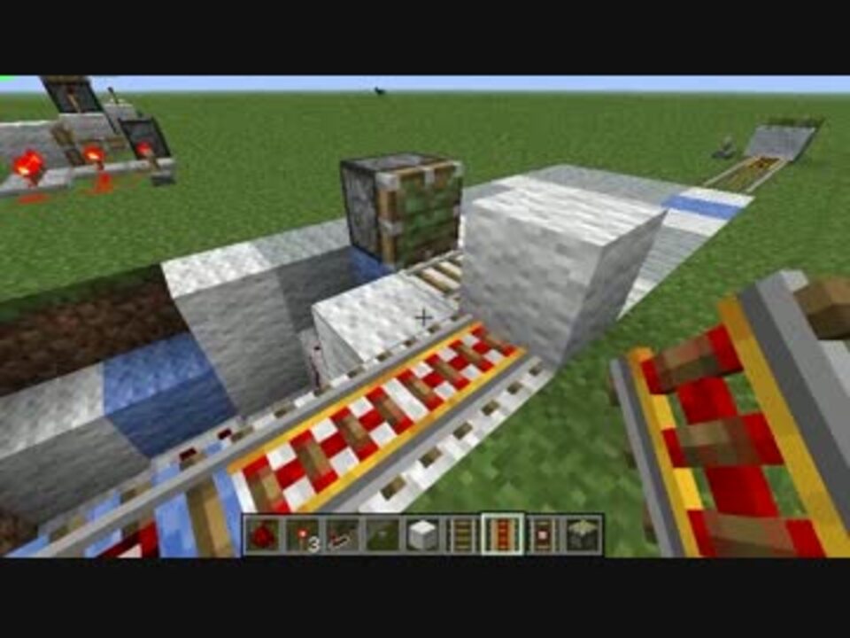 Minecraft 誰でも作れる 簡単途中駅 ニコニコ動画