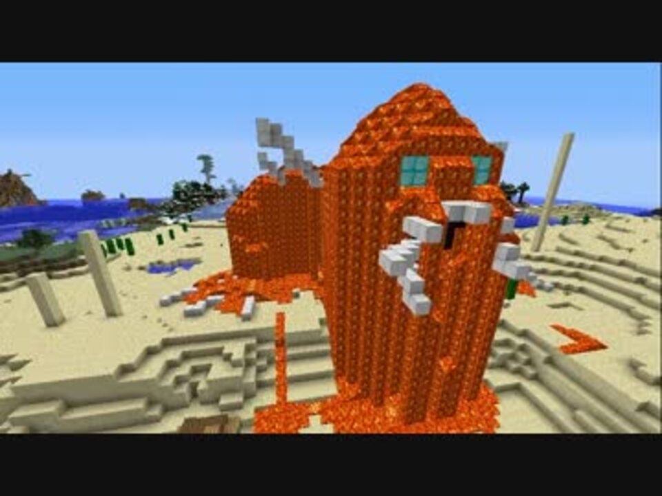 Minecraft 巨神兵を作ってみました ゆっくり実況 ニコニコ動画