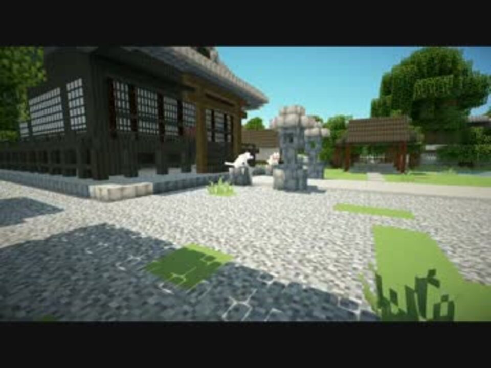 Minecraft 田舎っぽいものをつくってみました ニコニコ動画