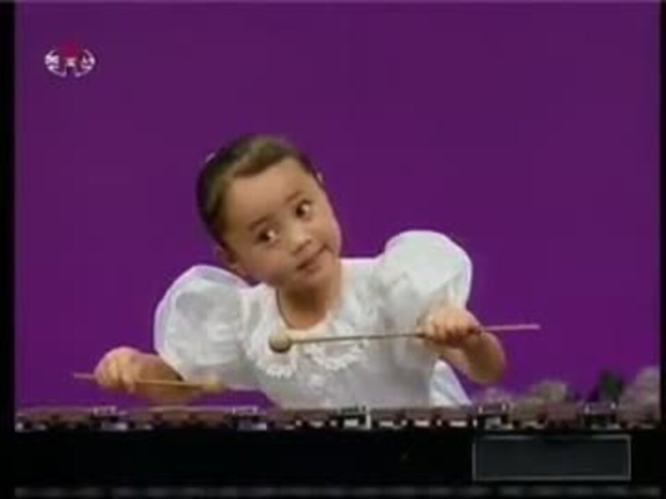 北朝鮮の子供達がマリンバやドラムを演奏する動画 ニコニコ動画