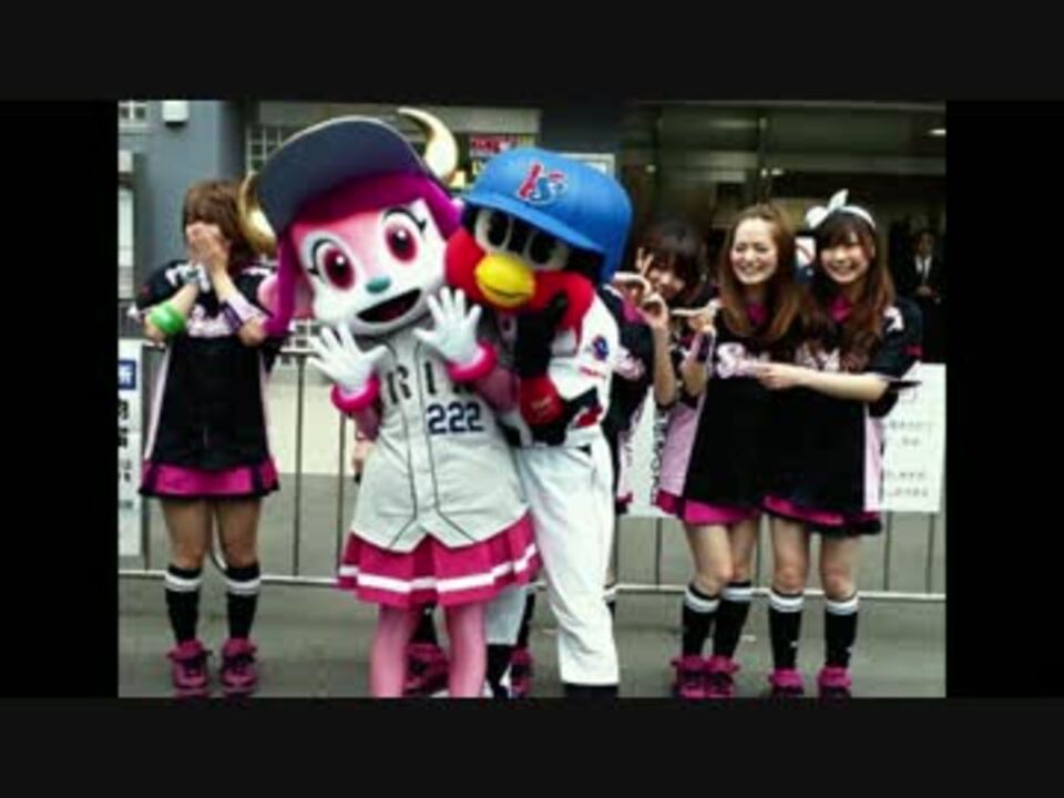 ヤクルトスワローズホームラン時に見切れる燕太郎を見つける動画 ニコニコ動画