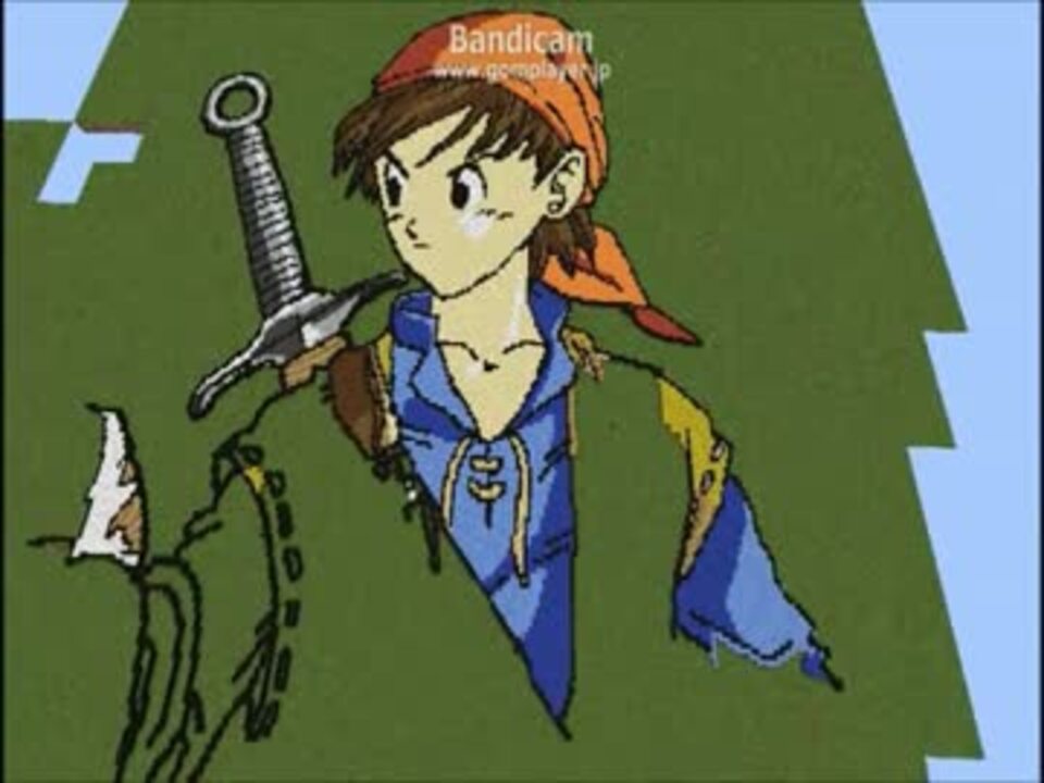 マイクラでドット絵 未完成版 ニコニコ動画