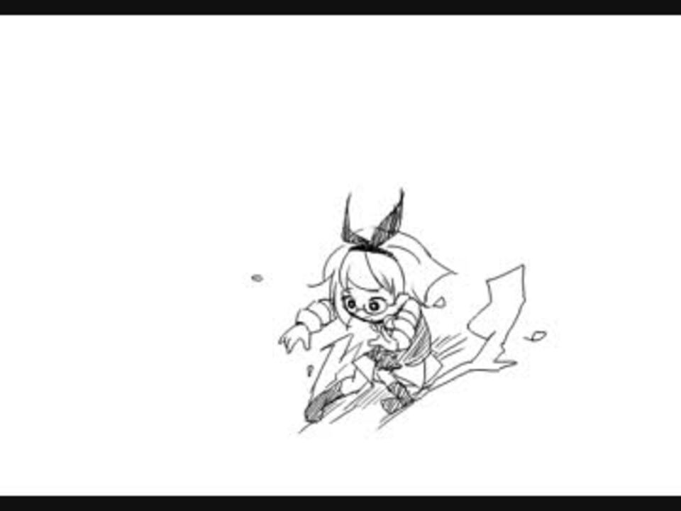 手書き ローリンガール転がってもらいました トレス ニコニコ動画