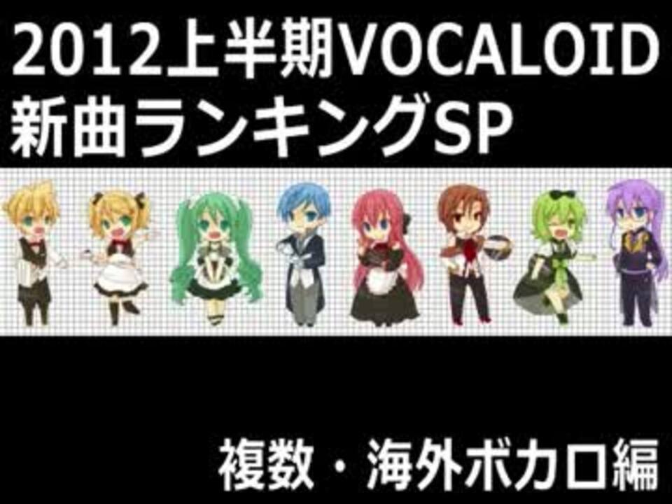 12上半期vocaloid新曲ランキングsp 複数 海外ボカロ編 ニコニコ動画