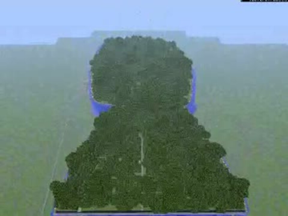 Minecraft 前方後円墳作ってみた ニコニコ動画