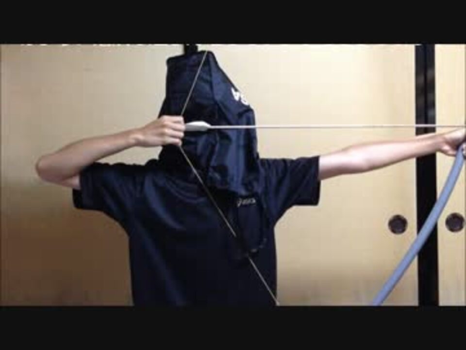約1000円で簡単な弓を作ってみた ニコニコ動画