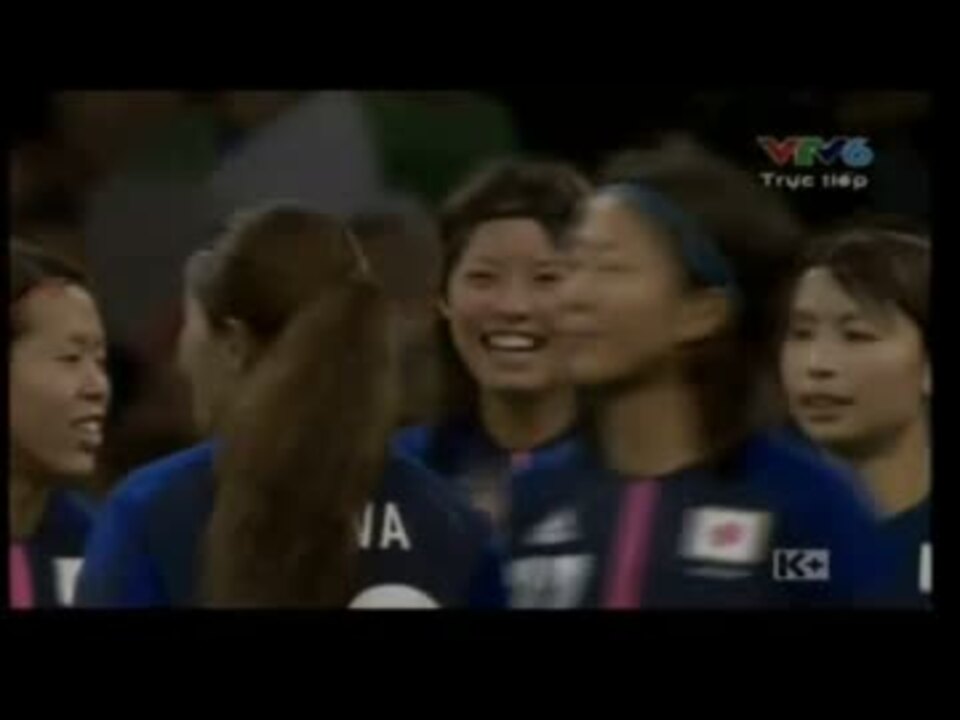 ロンドン五輪 なでしこジャパン 準々決勝 日本vsブラジル 海外実況 ニコニコ動画