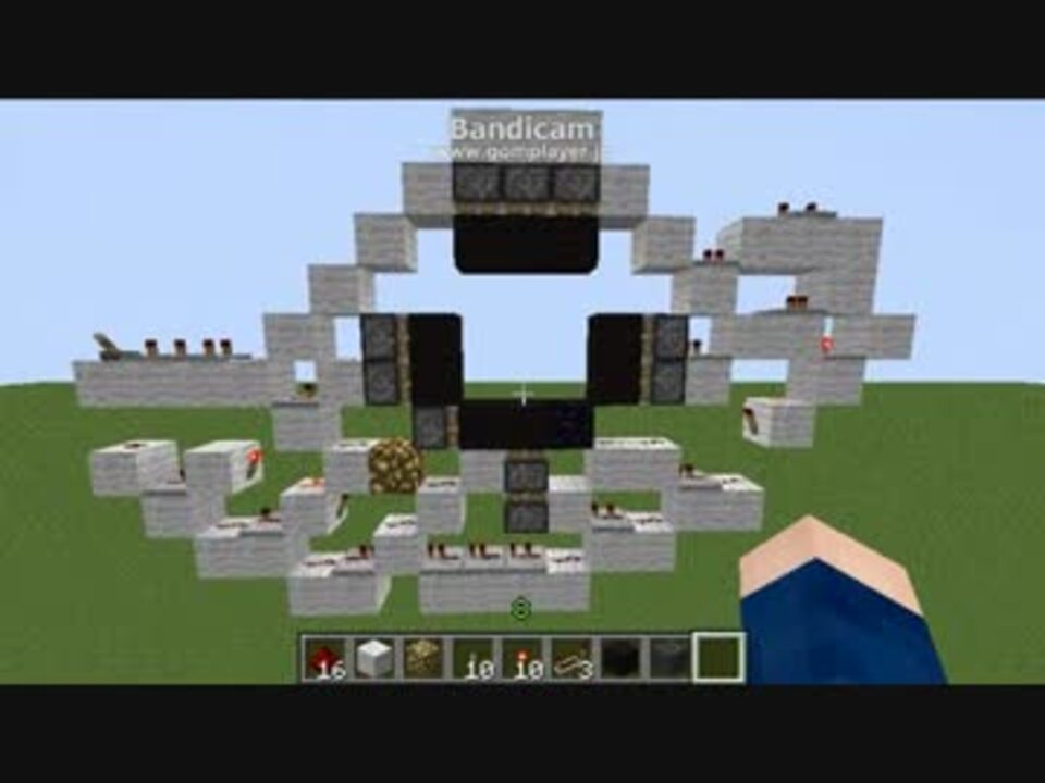 Minecraft 1 3対応版 幅1マスの３ｘ３ピストンドア作ってみたよ ニコニコ動画