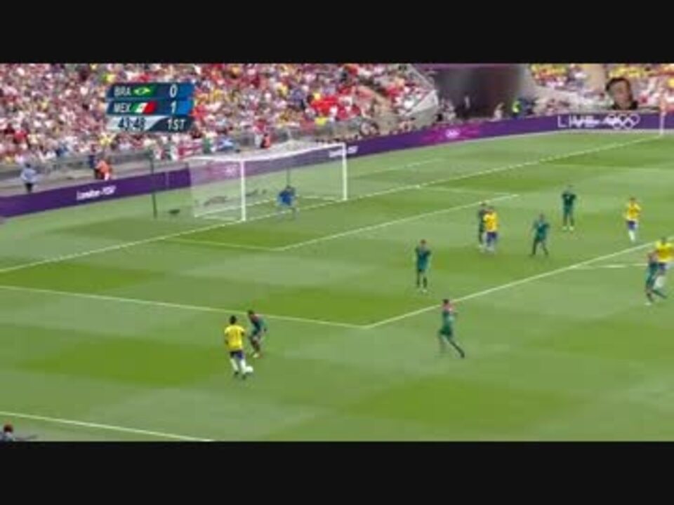 サッカー五輪 決勝 メキシコ 対 ブラジル さすがマルセロ ニコニコ動画