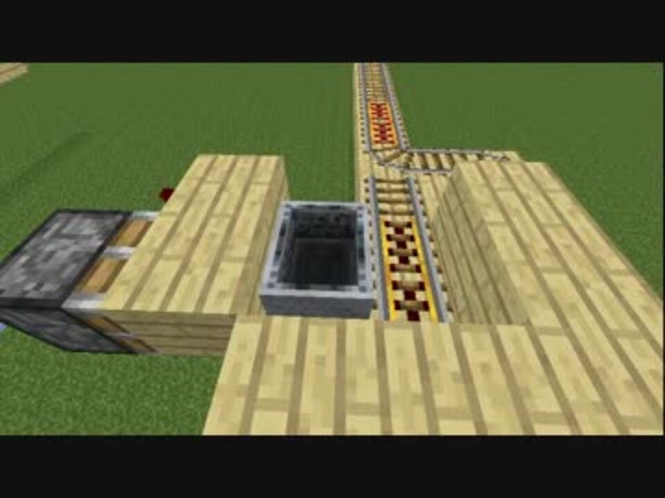 Minecraft コンパクトな ワープ式 全自動駅の構造と創り方 1 3 2 ニコニコ動画