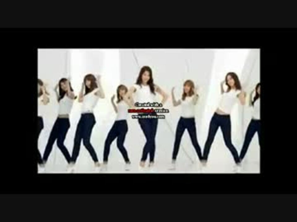 反転スロー Gee 少女時代 Slowandamp Mirror日本語japanesedancemvダンスsnsd Mp4 ニコニコ動画