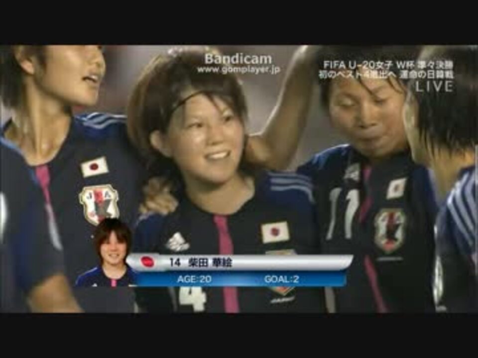 U 女子サッカーワールドカップ 日本対韓国戦 全ゴール ニコニコ動画