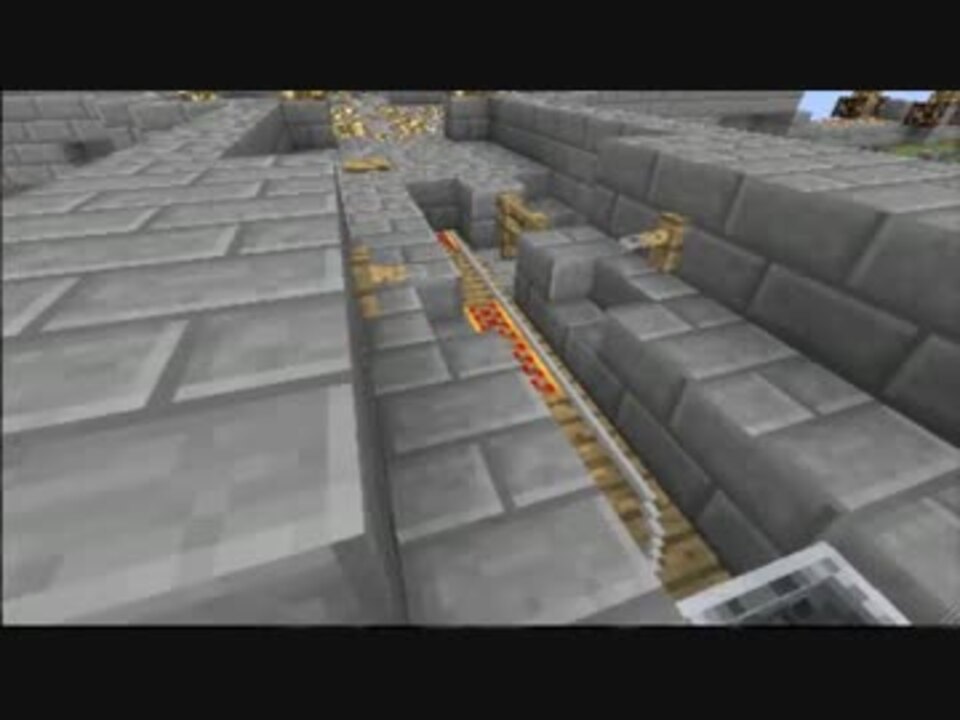 Minecraft トリップワイヤーフックを使った単線始発着自動駅 Ver1 3 2 ニコニコ動画