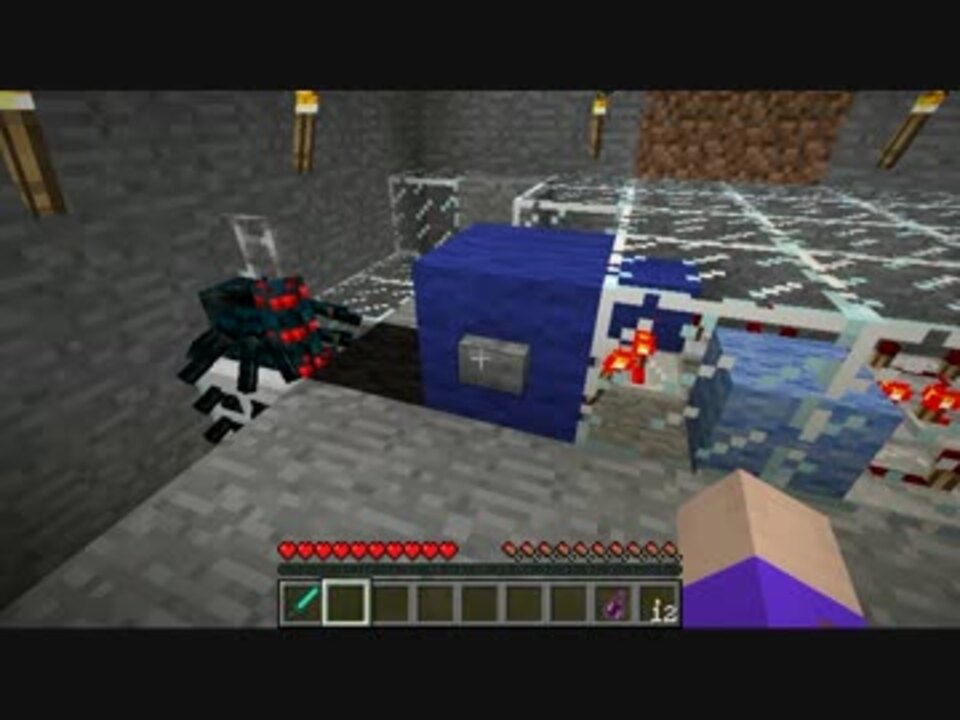 Minecraft 1 3 2 クモ 毒グモ経験値トラップ ニコニコ動画