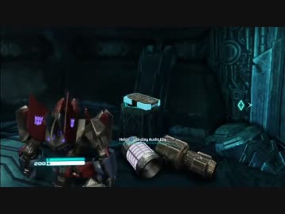 「Transformers Fall of Cybertron」audio logs locations guide 08 ニコニコ動画