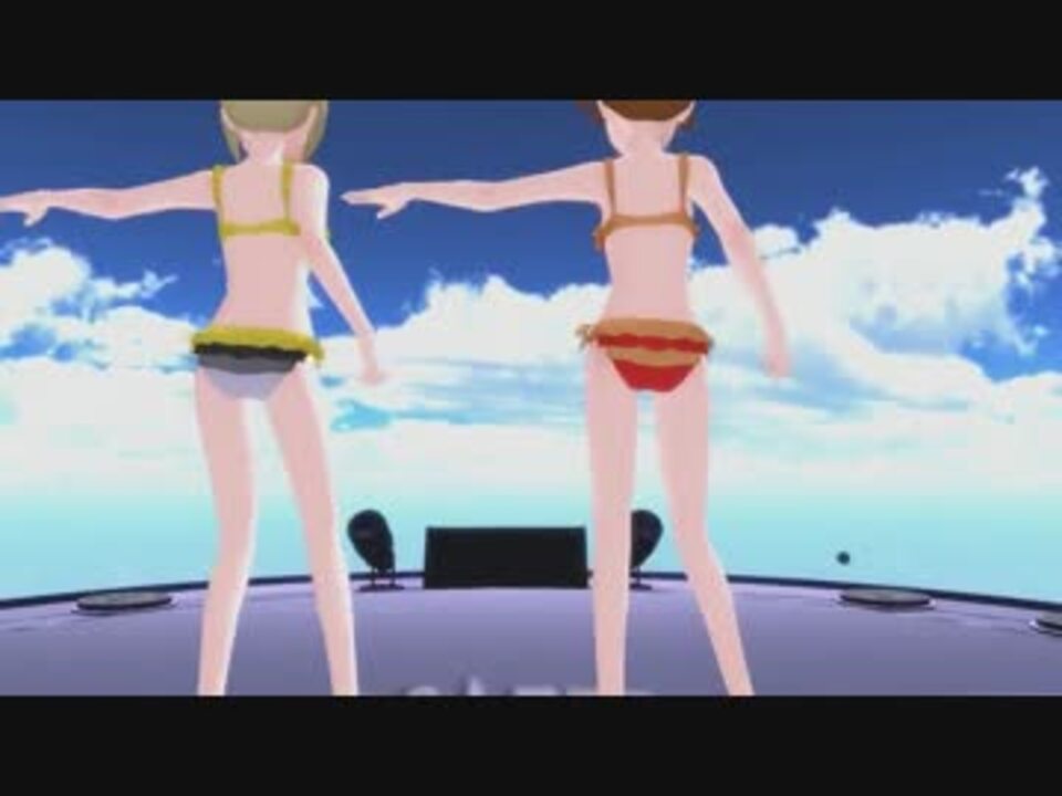 【MMD】　夢子とサイネリアで　BLACKCAT　（ビビッドビキニ版） - ニコニコ動画